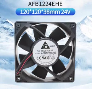 Delta AFB1224EHE 24V 1.05A 12038 12CM 2-pin Large Air Volume Inverter Fan - Picture 1 of 5