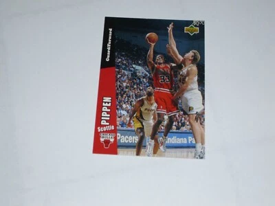 Upper Deck Folz Mini Card Basketball 1997 Scottie Pippen Chicago Bulls #10 Rare - Image 1 of 2