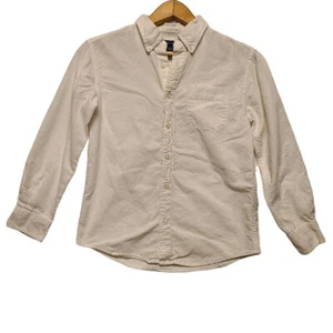 Cherokee Plain White Button Down Long Sleeve Dress Shirt Boys Size M 8 - Picture 1 of 9