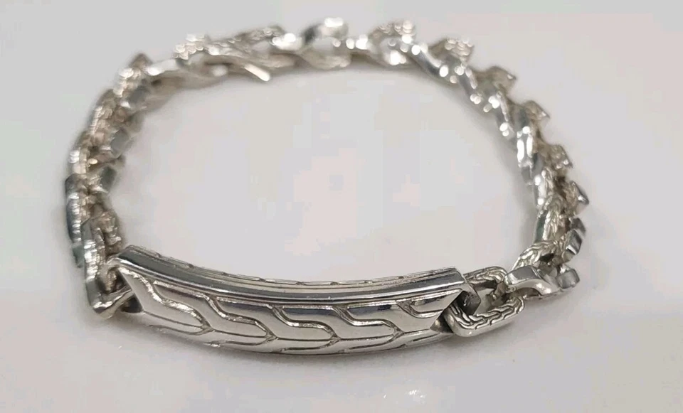 Brazalete John Hardy Plata de Ley 925 Unisex 8' Modelo Raro  Foto 1 de 1