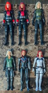 6 Black Widow 12 Inch Action Figure Lot Marvel Avengers Infinity War Endgame