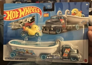 Hot Wheels 2024 Super Rigs Scrubba Dub Driver Ente N Roll gelb 1/64 - Bild 1 von 3