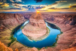 Fotomural-HORSESHOE BEND-(42P)-350x260cm-Impresión Digital 7 Caminos-con Pegamento - Imagen 1 de 1