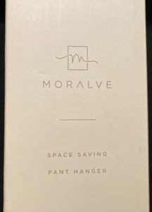 Percha para pantalones Moralve ahorro de espacio madera natural nueva en caja - Imagen 1 de 3
