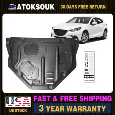 For Mazda3 2015-2017 Front Engine Splash Shield Engine Cover Case Guard Foto 1 de 4