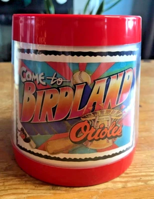 Baltimore Orioles Tankard SGA Come To Birdland Mug Cup Memorial Stadium 80s MLB - Image 1 of 4