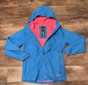 UNDER ARMOUR Size Youth L Girls Storm UA ColdGear Gemma Jacket #126 - Picture 1 of 10