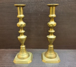 Candelabros vintage de latón 28 cm 28 cm - Imagen 1 de 6