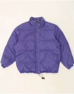 GEO SPIRIT Damen Oversized Wattierte Jacke IT 48 XL Lila Polyamid CA89 - Bild 1 von 3