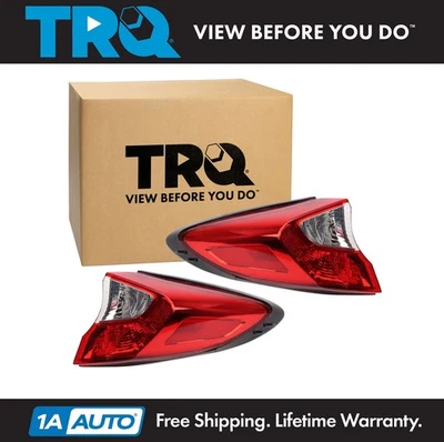 TRQ Rear Tail Lights Set Fits 2018-2021 Toyota C-HR - Image 1 of 4