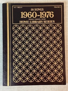 All Organ 58 Canzoni 1960-1976 Home Library Serie Vol 4 The 3 Big Music Corp - Foto 1 di 8