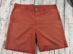 Men’s Peter Millar Golf Shorts Sz 38 Orange Excellent Condition - Picture 1 of 4