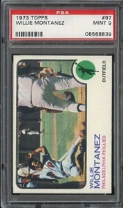1973 TOPPS #97 WILLIE MONTANEZ PSA 9 PHILLIES *B73216 - Picture 1 of 2