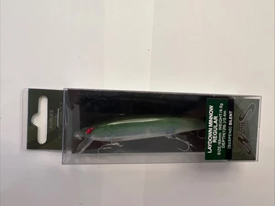 Nories Laydown Minnow Regular Wobbler Zanderwobbler Jerkbait Angeln - Bild 1 von 2