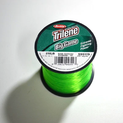 25 Lb Berkley Trilene Mono Fish Line Quarter Spool Solar Collector 1BGQS25C  - Image 1 of 2