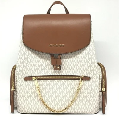 Michael Kors Rucksack Kette Braun x Elfenbein JET SET ARTIKEL 35T1GTTB3B MICHAEL KORS - Bild 1 von 4