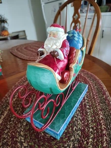 Jim Shore 2016 "Enjoy the Ride" Santa #4053675 - Picture 1 of 10