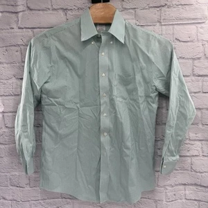 Camisa Brooks Brothers Para Hombres 16 34 Regent Rayas Original Algodón Abotonada De Colección - Imagen 1 de 9