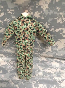 1964 GI Joe Action Marine Fatigues Tagged Camo Shirt & Pants Hasbro TM -R JAPAN - Picture 1 of 8