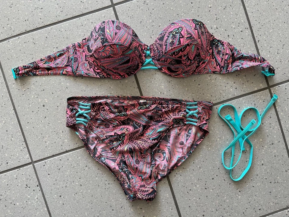 ESPRIT  - Bikini - Paisley art - Gr. 38 / OT 75 B - 1x getragen - Bild 1 von 1