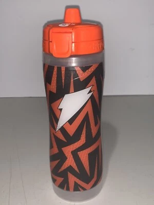 Gatorade GX Squeeze Bottle 30oz Orange Black Water Bottle