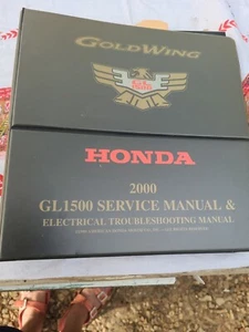 2000 Official Honda Goldwing GL1500 Service Repair Manual Book - Picture 1 of 15