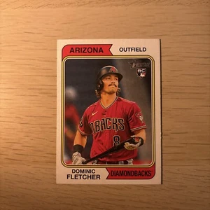 2023 Topps Heritage High Number #556 Dominic Fletcher RC Diamondbacks Karte - Bild 1 von 2