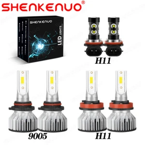 Kit de faros LED de haz alto/bajo + faros antiniebla para Toyota Camry 2007-2014 - Imagen 1 de 18