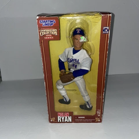 Nolan Ryan Figure Cooperstown Collection Starting Lineup MLB 1998 Series NIB Cover