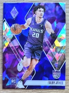2023-24 Panini Phoenix Blue Ice Rookie #277 Colby Jones - Kings RC - Picture 1 of 2