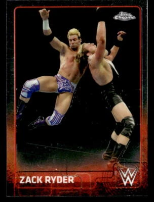 Zack Ryder 2015 Topps Chrome WWE Wrestling  Card #77 - Image 1 of 2