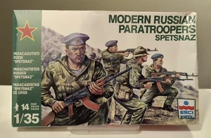 ESCI ERTL Modern Russian Paratroopers Spetsnaz- 14 figures in 1/35 scale - Picture 1 of 6