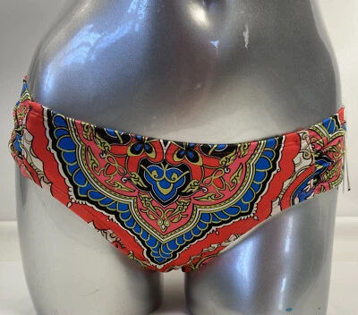 Parte inferior de bikini Lucky Brand Hipster M multicolor geométrica nueva precio de venta sugerido por el fabricante 54 USD Foto 1 de 4