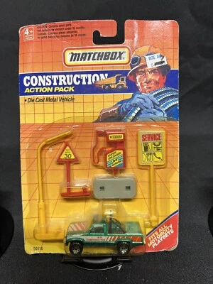 Vintage Brand New Matchbox Construction Action Pack 1990 - Image 1 of 2