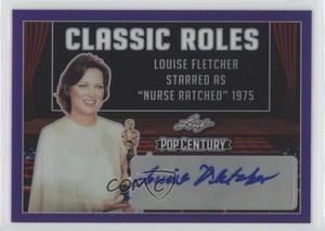 2019 Leaf Pop Century Classic Roles Purple 4/15 Louise Fletcher #CR-LF1 Auto 0c3