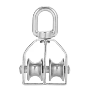 Rueda de polea de rodamiento de 1 pieza polea de acero inoxidable piezas de equipo de fitness - Imagen 1 de 12