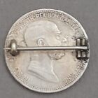 Antike Münzbrosche Franz Joseph 1. 60. Jahrestag 1848 bis 1908 