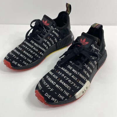 Adidas NMD _R1 J Boost Berlin GS Black Red White EH3200 Size 6 US Men’s 5.5 UK - Image 1 of 4