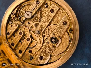 Rare Monard Silver Pocket Watch Key Wound 51 mm In working order. - Picture 1 of 9