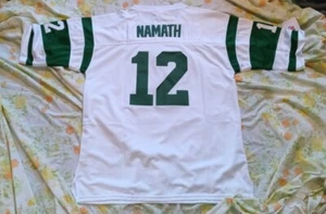 Joe Namath XL (50) New York Jets White NFL Jersey New  - Picture 1 of 2