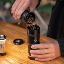 Manual Coffee Bean Grinder Outdoor Camping Hand Coffee Grinder Folding Handle