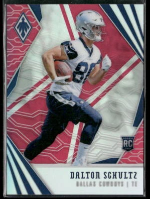 2018 Panini Phoenix Dalton Schultz #177 Pink Prizm /199 Rookie RC Dallas Cowboys - Image 1 of 2