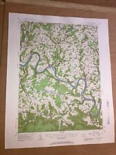 Meshoppen PA Wyoming County USGS Topographical Geological Survey Quadrangle Map