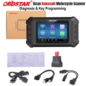 OBDSTAR iScan KAWASAKI Intelligent Motorcycle Diagnostic Code Reader Action Test - Bild 1 von 10