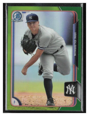 2015 Bowman Chrome Prospects Green #BCP212 Ian Clarkin .99 - Image 1 of 2