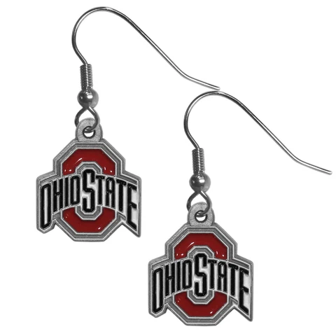 Ohio State Buckeyes Dangle Earrings (Zinc) NCAA Licensed Jewelry Cover