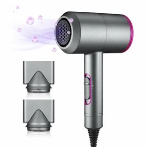 Professional Ionic Hair Blow Dryer 1800W,2 Concentrator,3 Heat Settings,3 Speeds - Picture 1 of 9