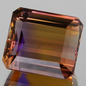 Video_57.27cts_FL_Vivid Golden Yellow Purple Hue_Natural Ametrine_Bolivia_GM223 - Picture 1 of 2