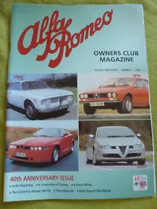 ALFA ROMEO OWNERS CLUB / #3 2004 / THE GRAND PRIX ALFETTA 158/159 - Bild 1 von 1