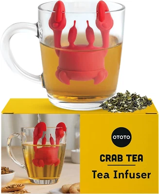 ¡¡¡NUEVO!!! Infusor de té de cangrejo de OTOTO - Lindo infusor de té, accesorios de té para Tea Lov Foto 1 de 4